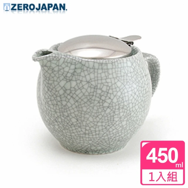 【ZERO JAPAN】冰裂典藏不鏽鋼蓋壺450cc(青瓷)