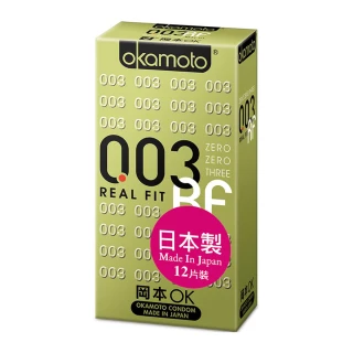 【Okamoto岡本】003貼身RF保險套12入/盒