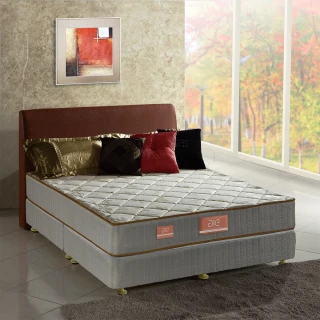 【aie享愛名床】竹碳+羊毛+記憶膠二線彈簧床墊-雙人5尺(實惠型)