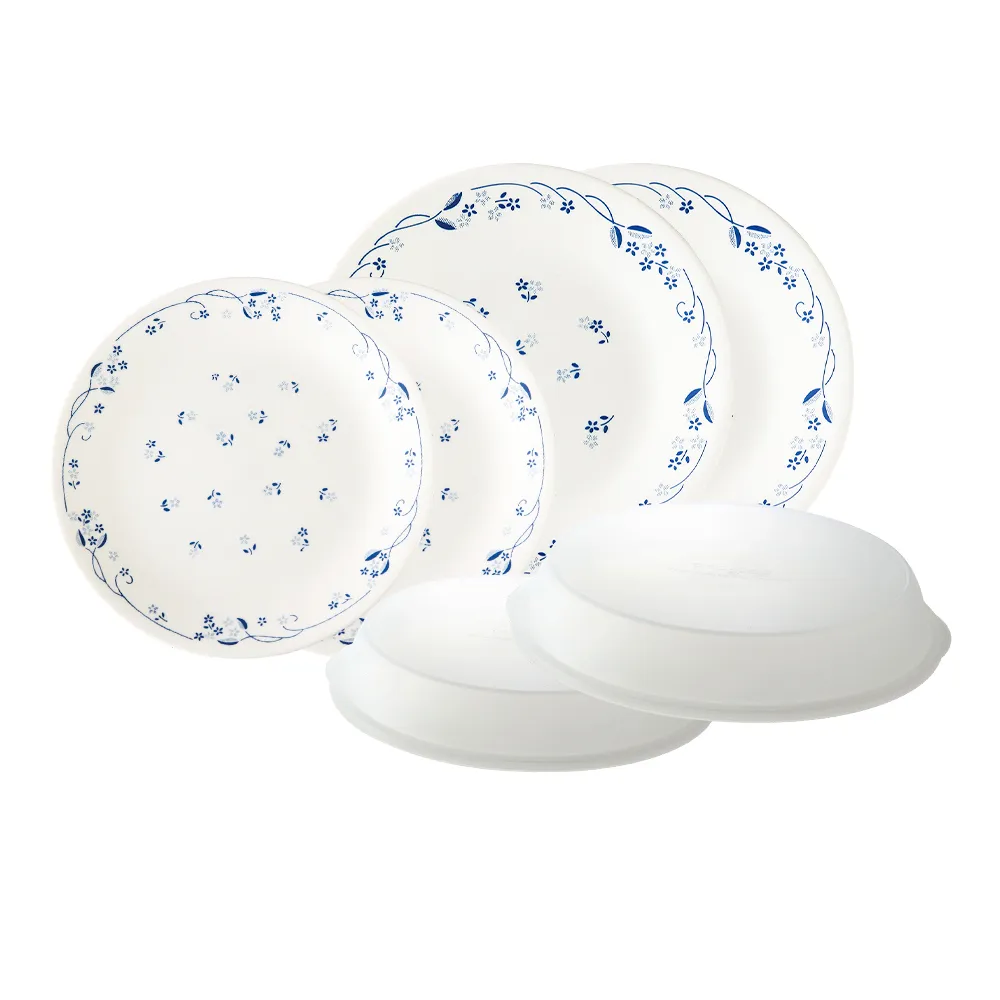 【CORELLE 康寧餐具】古典藍6件式餐盤組(604)