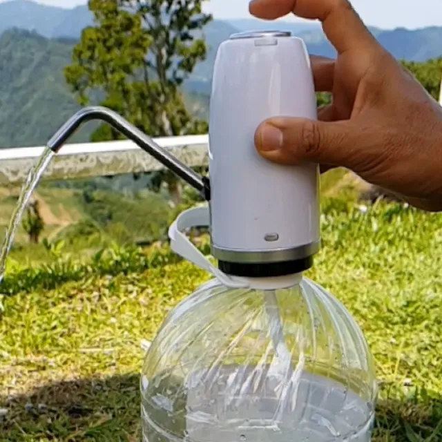 【May shop】3047電動抽水器桶裝水支架純淨水桶飲水機家用自動上水壓水器(電動抽水機)