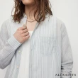【ALLSAINTS】FORMENTERA 輕薄棉質混紡微透淺色條紋長袖襯衫 MS144Y(舒適版型)