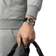 【TISSOT 天梭 官方授權】PRX系列 1970年代復刻 黑面 時尚腕錶 禮物推薦 畢業禮物(T1374101705100)