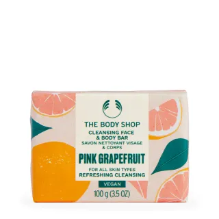 【THE BODY SHOP】粉紅葡萄柚保濕臉部&身體潔膚皂(100G/肥皂/香皂)