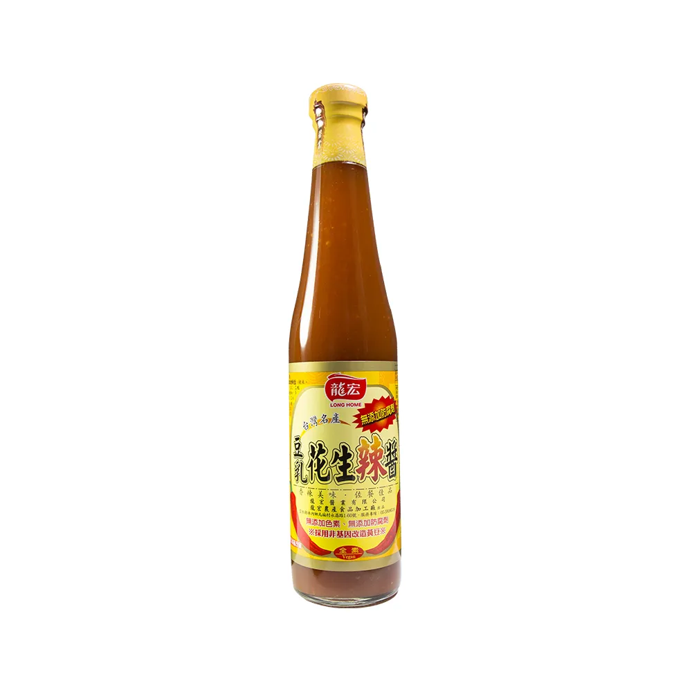 【龍宏】豆乳花生辣醬410ml