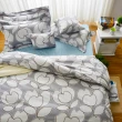 【Cozy inn】花趣-200織精梳棉被套床包組(加大)