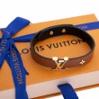 【Louis Vuitton 路易威登】Iconic 皮質手環17cm(褐色)