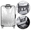 【東京 Ito】28寸 行李箱保護套(透明 加厚 耐磨 防水 拉桿箱套 旅行皮箱套)