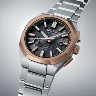 【SEIKO 精工】ASTRON GPS 八角鬥士3X62鈦金屬男錶-灰x銀/41.2mm 雙12限定(SSJ014J1/3X62-0AA0K)