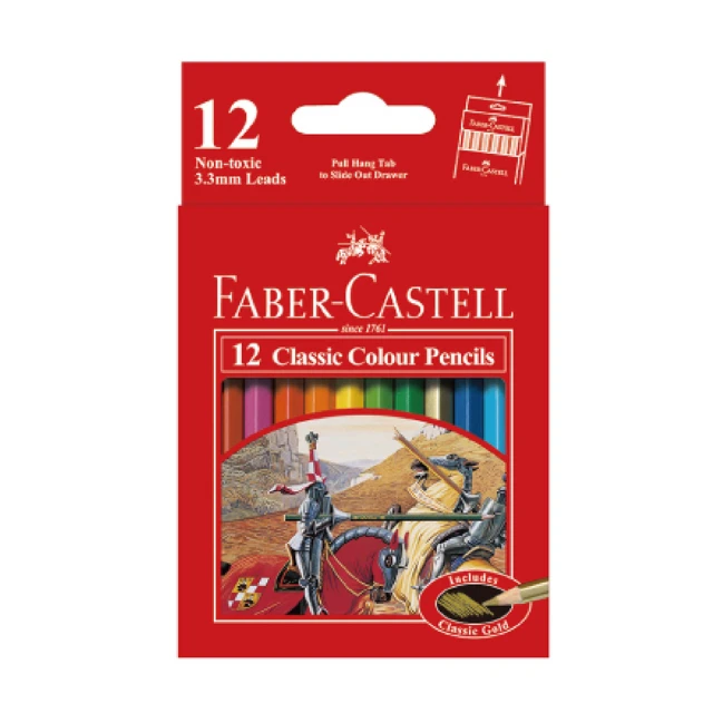 Faber-Castell 輝柏 環保裝 油性彩色鉛筆 12色 短型 /盒 115851