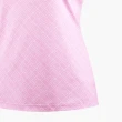 【PING】女款滿版空心字體短袖POLO衫-粉紅(吸濕排汗/抗UV/GOLF/高爾夫球衫/RA23107-13)