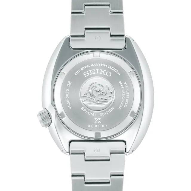 【SEIKO 精工】Prospex PADI陶瓷圈海龜王潛水機械錶-藍x銀/45mm  雙11(SRPK01K1/4R36-06Z0F)送禮