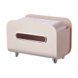 【SUNORO】奶油風面紙盒套 桌上型置物紙巾盒 衛生紙盒 桌面收納盒 餐巾紙盒 置物盒