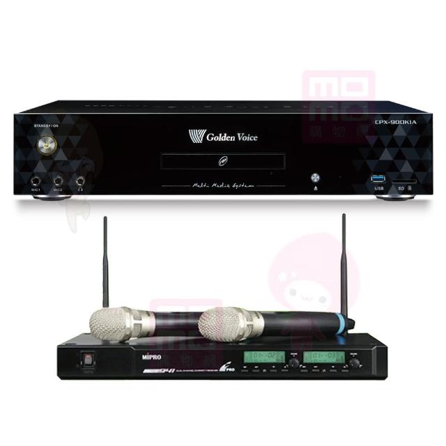 【金嗓】CPX-900 K1A+MIPRO ACT-941(家庭劇院型伴唱機4TB+無線麥克風)