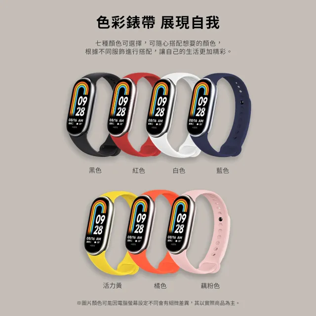 【小米】官方旗艦館 Xiaomi 小米手環8(錶帶+保貼組)