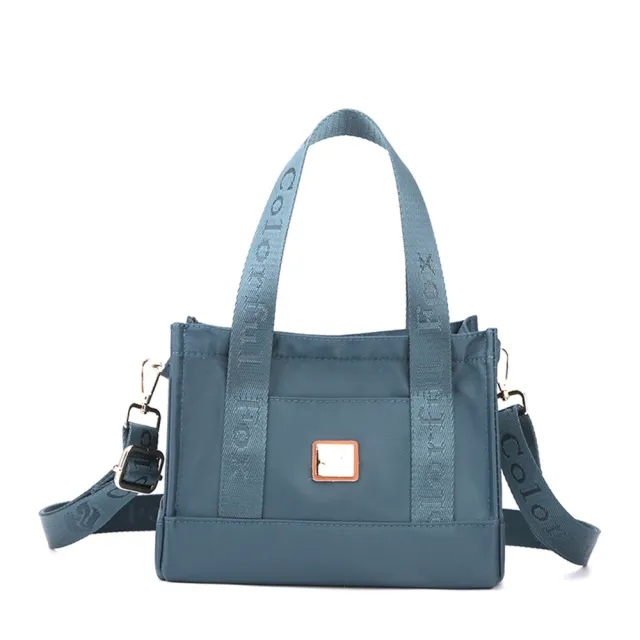 【巴黎精品】手提包帆布肩背包(多功能潮流休閒防潑水女包包9色a1ac60)