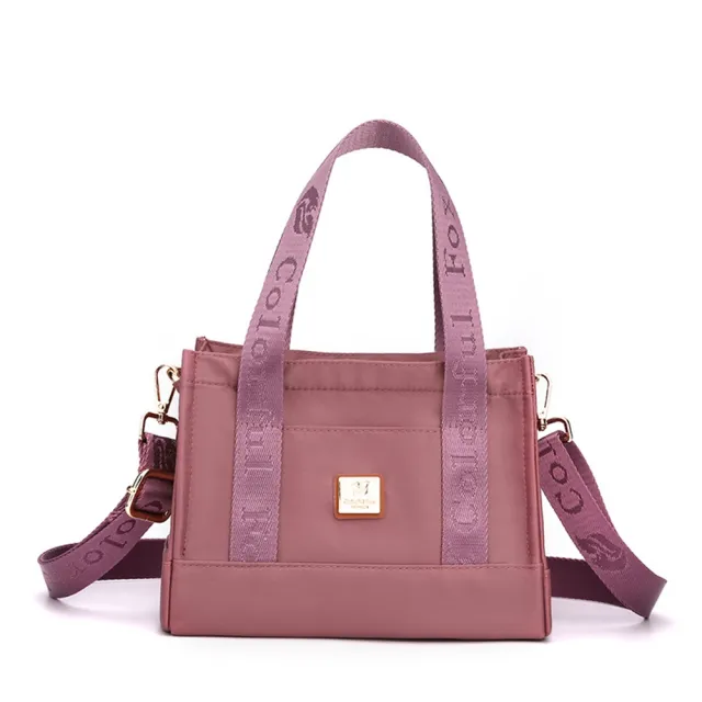 【巴黎精品】手提包帆布肩背包(多功能潮流休閒防潑水女包包9色a1ac60)