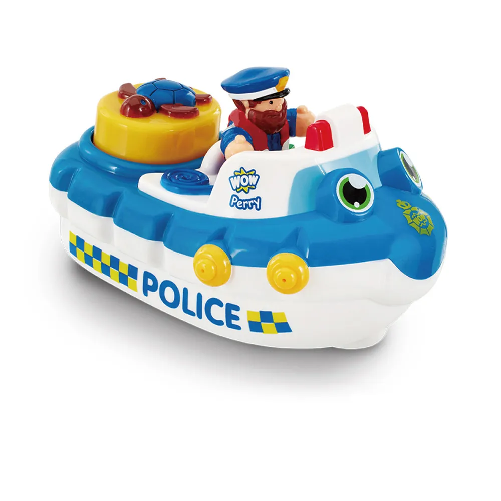 【WOW Toys】洗澡玩具 海上巡邏警艇 派瑞
