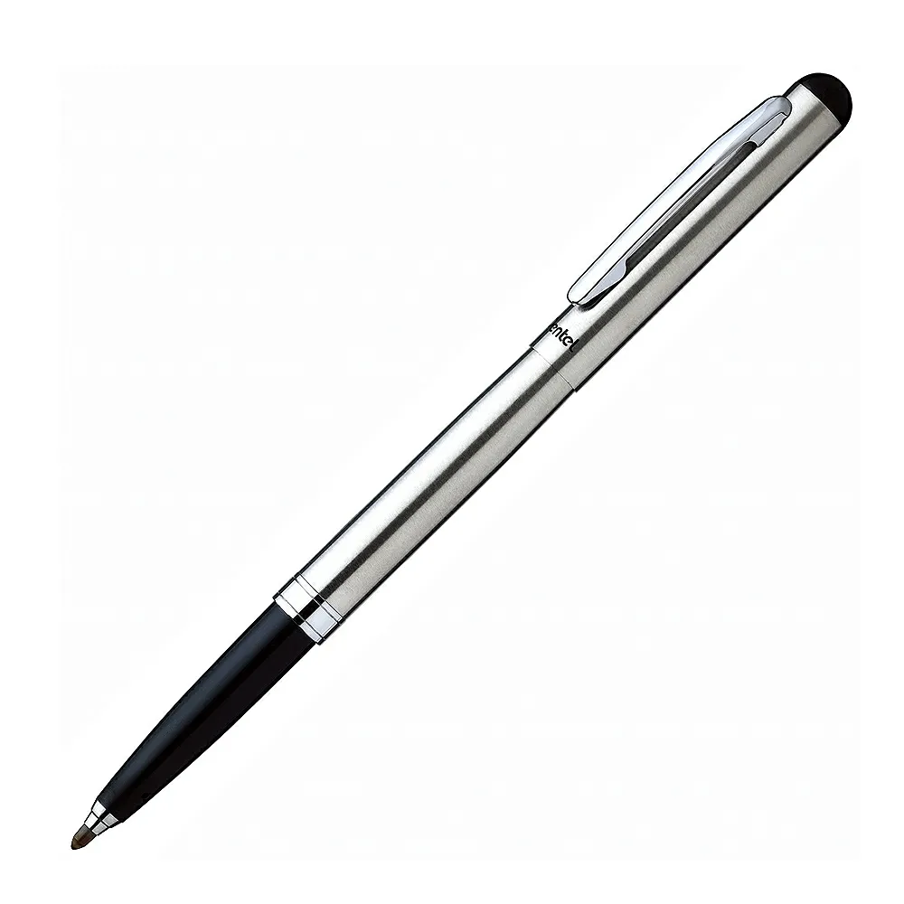 【PENTEL】Pentel飛龍R460不鏽鋼鋼珠筆0.6黑