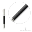 【GRAF VON FABER-CASTELL】鍍白金黑檀木 鋼珠筆(經典系列)