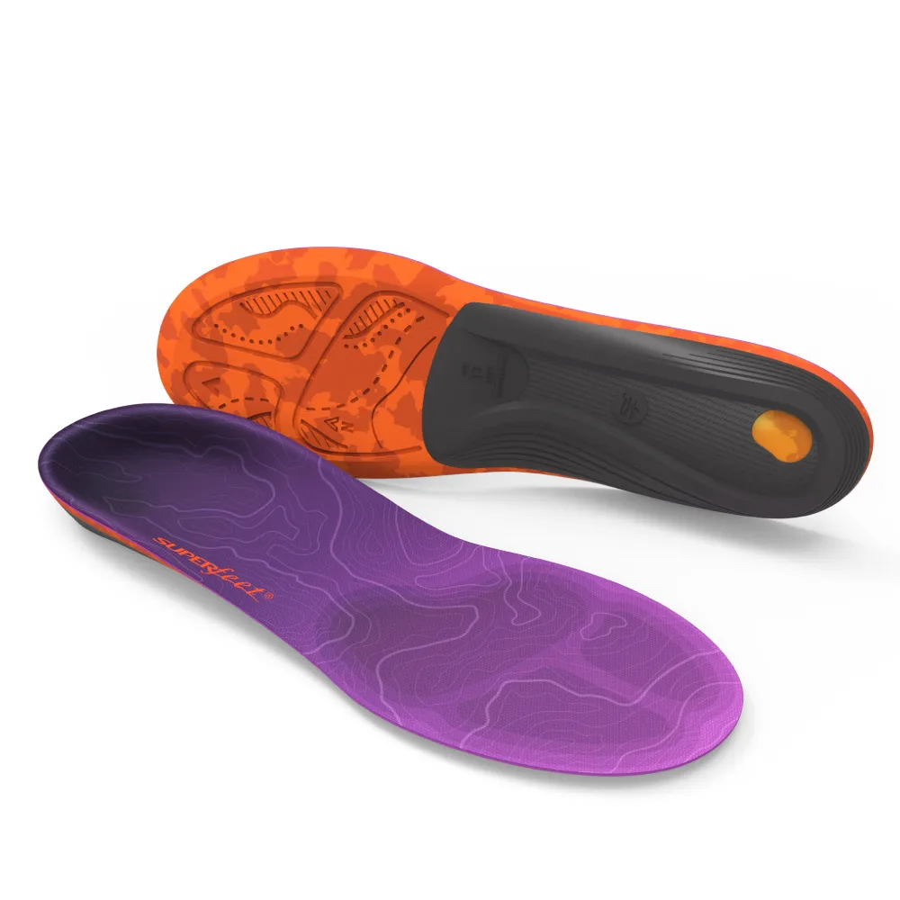 【美國SUPERfeet】碳纖維健行鞋墊(紫色)