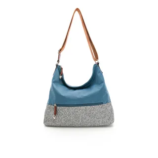 【tripose】tripose漫遊系列岩紋輕巧側肩背包(湖畔藍)