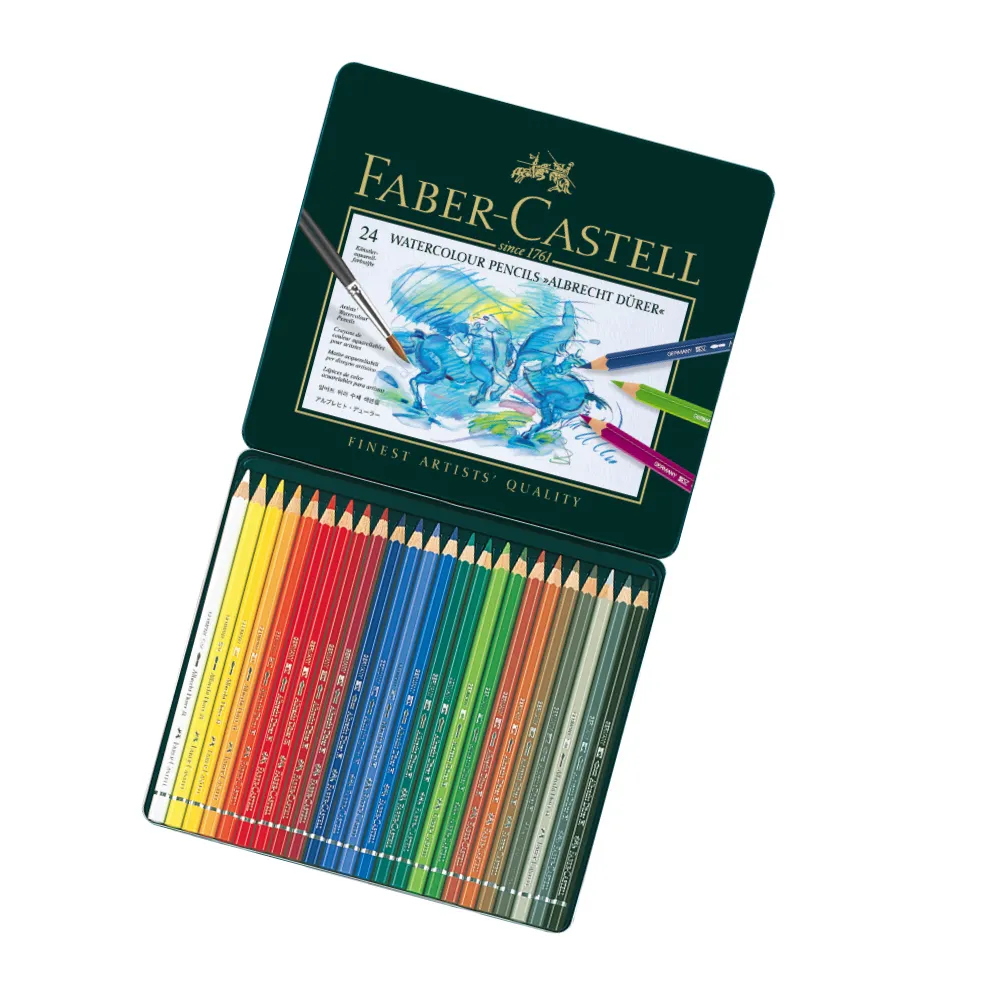 Faber-Castell】藝術家- 水彩色鉛筆24色(原廠正貨) - momo購物網- 好評