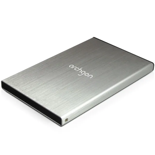 【Archgon亞齊慷】拉髮絲紋路鋁合金 2.5吋7mm硬碟專用外接盒(USB 3.0 支援UASP傳輸架構)