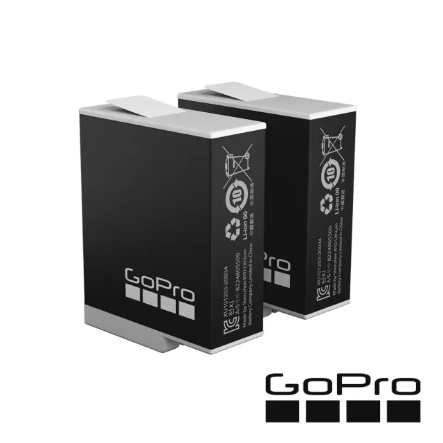 【GoPro】Enduro 2入裝高續航電池 For HERO9/10/11/12 Black(ADBAT-211)