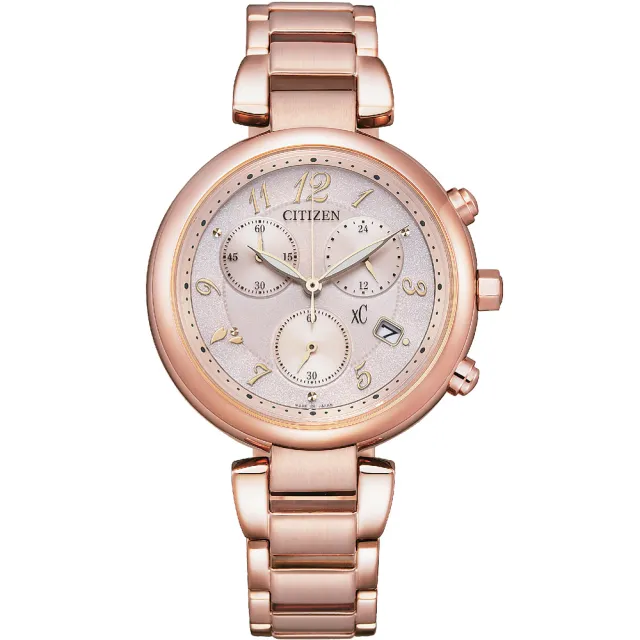 【CITIZEN 星辰】XC 心蕊 七夕亞洲限定 光動能三眼計時女錶 手錶 錶 生日禮 送禮(FB1452-66X)