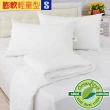 【LooCa】防蹣防蚊輕量枕頭x2+平面式保潔墊-雙5尺(Greenfirst防蹣系列)
