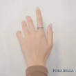 【Porabella】925純銀韓版925銀 個性款交錯線條開口戒指 RINGS
