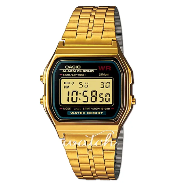 【CASIO 卡西歐】普普風格經典復古款女錶(A159WGEA-1D)