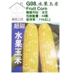 【蔬菜工坊】G08.水果玉米 種子(黃白穗雙色玉米)