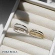 【Porabella】925純銀韓版雙層戒指 設計款歐美風螺旋個性開口戒指 可調節式戒指 金色/銀色 RINGS