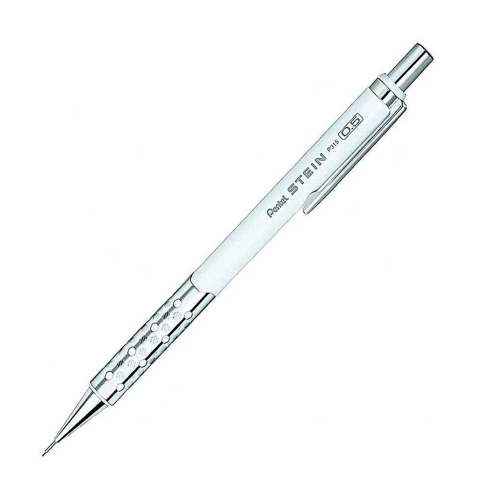 【PENTEL】Pentel飛龍XP315-W自動鉛筆0.5白