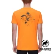 【Mammut 長毛象】Massone T-Shirt Men Crag 有機棉機能短袖T恤 深柑桔橘 男款 #1017-05200