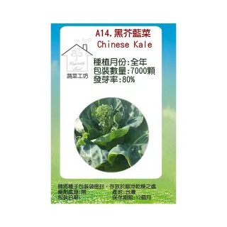 【蔬菜工坊】A14.黑芥藍菜種子