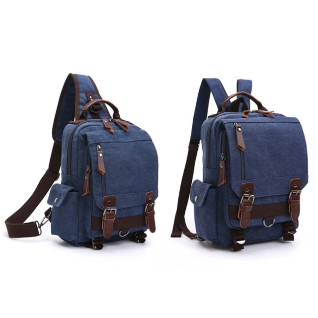 Herschel Eighteen 黑混灰 黑色 帆布 皮革