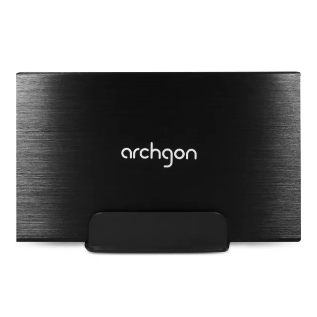 【Archgon亞齊慷】髮絲紋鋁合金 3.5吋SATA硬碟外接盒(USB 3.0 支援UASP傳輸架構MH-3231-U3V3)