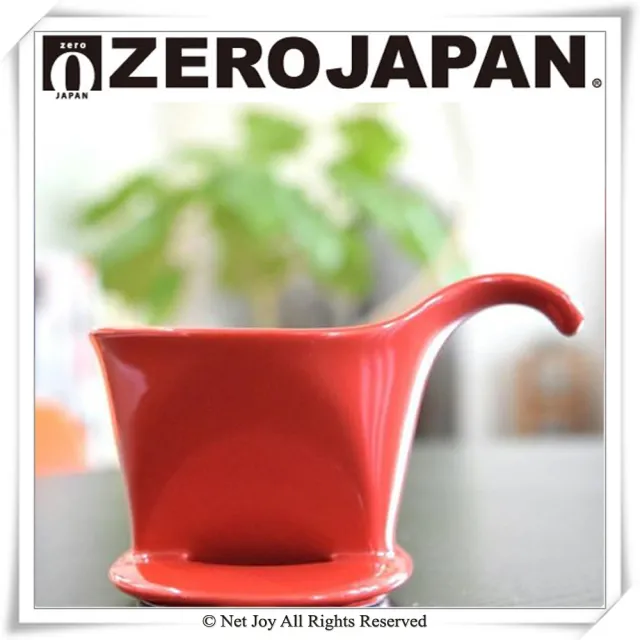 【ZERO JAPAN】典藏陶瓷咖啡漏斗-大(蕃茄紅)