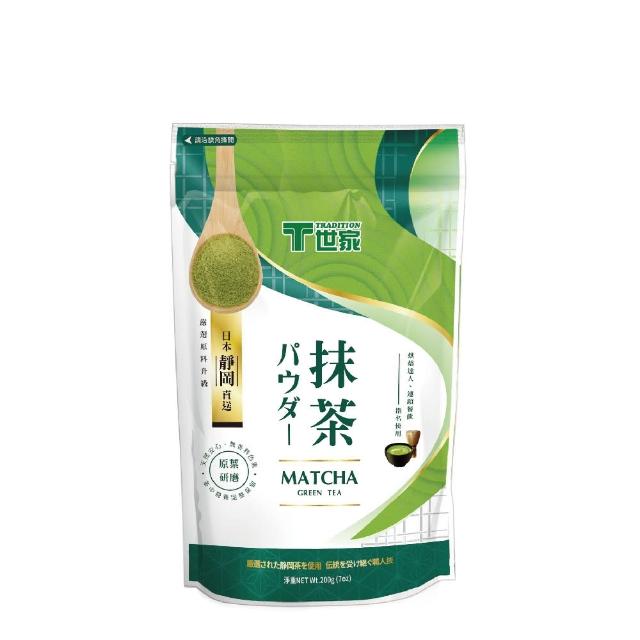 【T 世家】日式正宗抹茶粉200gx4袋組(無糖)