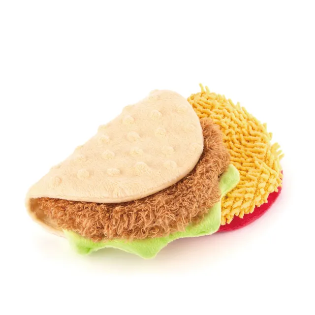 【P.L.A.Y.】國際經典美食 玉米餅 狗玩具 發聲 寵物玩具