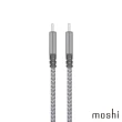 【moshi】Integra 強韌系列USB-C to USB-C 耐用充電/傳輸編織線(2M)
