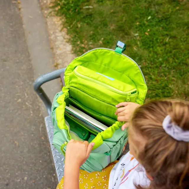 【Kid2Youth 大將作】德國 Ergobag S 基本款書包-紫色冰花/薰衣草紫(兒童成長護脊書包)