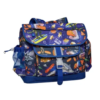【美國Bixbee】彩印系列太空漫遊中童輕量舒壓背書包
