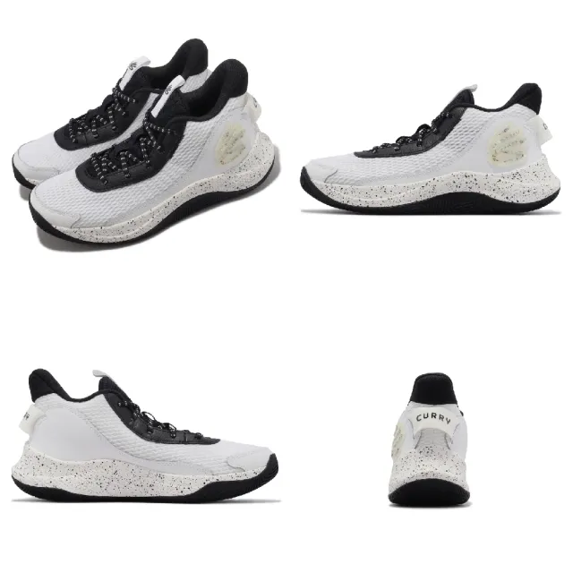 【UNDER ARMOUR】籃球鞋 Curry 3Z7 男鞋 白 黑 緩衝 中筒 子系列 運動鞋 UA(3026622101)