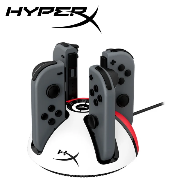 【HyperX】ChargePlay Quad 2 控制器充電座 適用Nintendo Switch(6Y2G7AA)