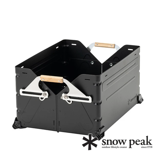 【Snow Peak】2023雪峰祭春限定 FES-038-BK 收納置物箱50 黑色(露營.戶外.登山)