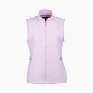 【PING】女款素面剪接薄背心-粉紅(吸濕排汗/抗UV/涼感/GOLF/高爾夫/RB23115-15)